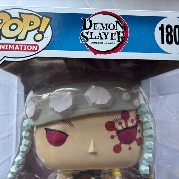 NEW 2025 TargetCon Demon Slayer Tengen Uzui 10'' Jumbo Funko Pop Figure #1801 - Picture 4 of 10